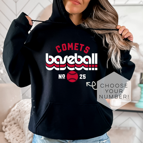 MTO / Retro Comet Baseball, sweatshirts