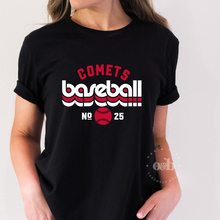 Load image into Gallery viewer, MTO / Retro Comet Baseball, tees+tanks