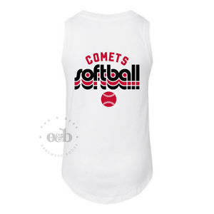 MTO / Comet Retro Softball, toddler+youth