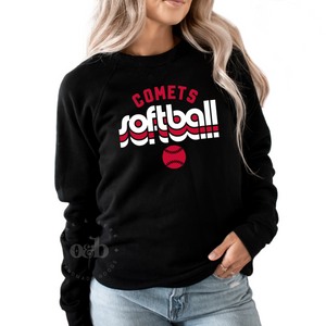 MTO / Retro Comet Softball, sweatshirts