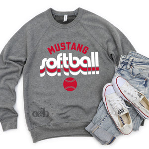 MTO / Retro Mustang Softball, sweatshirts