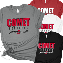 Load image into Gallery viewer, MTO / Comet Softball Laces, tees+tanks