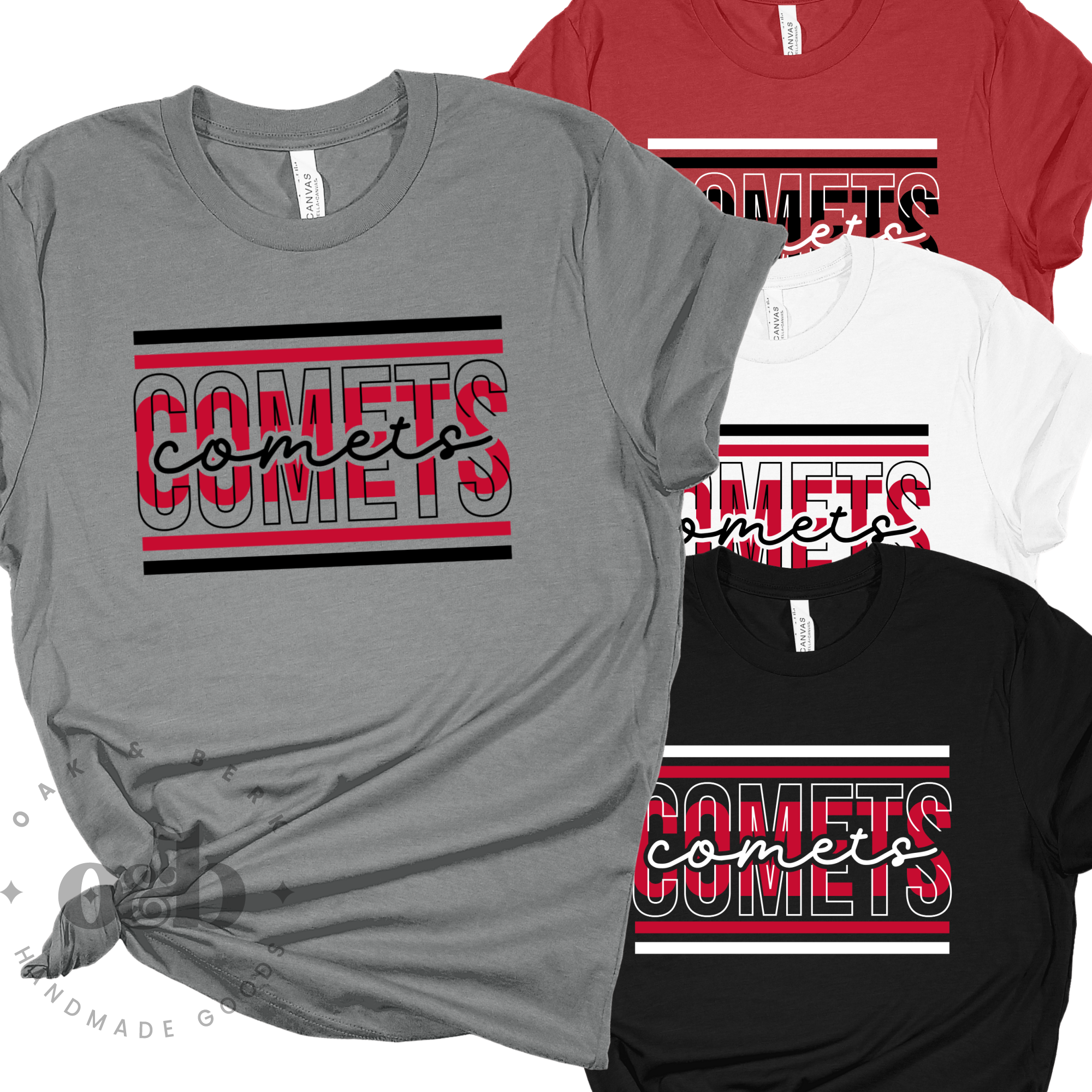 MTO / Comet Stripes, tees+tanks