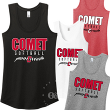 Load image into Gallery viewer, MTO / Comet Softball Laces, tees+tanks