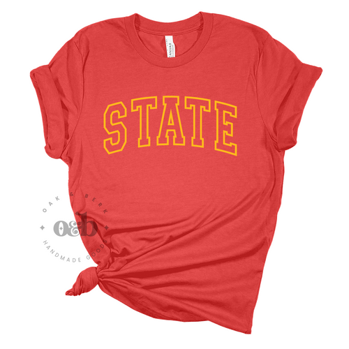 RTS / State Outline, red