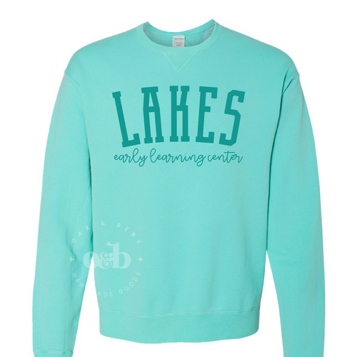 MTO / Lakes color on color, crewneck