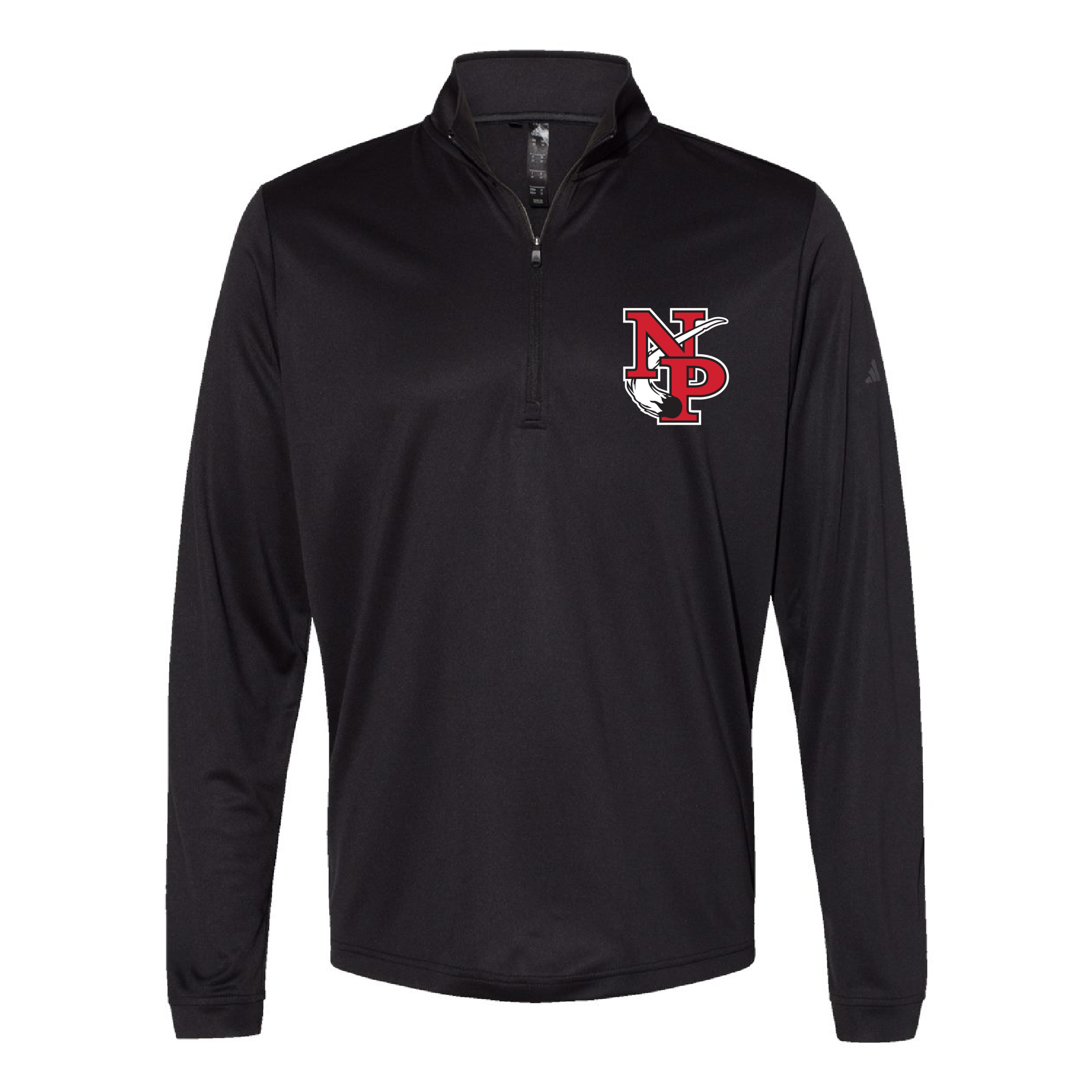 RTS / North Polk Adidas Lightweight Quarter-Zip Pullover, embroidered