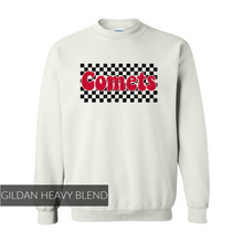 Load image into Gallery viewer, MTO / Comets Retro Checkered, crewnecks