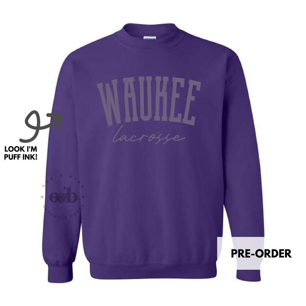 PRE-ORDER / Waukee Lacrosse PUFF, adult