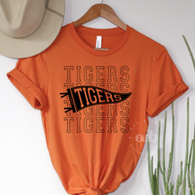 Load image into Gallery viewer, MTO / Tigers Stacked Pennant, youth+adult