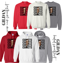 Load image into Gallery viewer, MTO / Comet Football, youth+adult sweatshirts