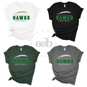 MTO / Hawk Football Laces, tees