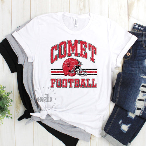 MTO / Comet Football Helmet, tees