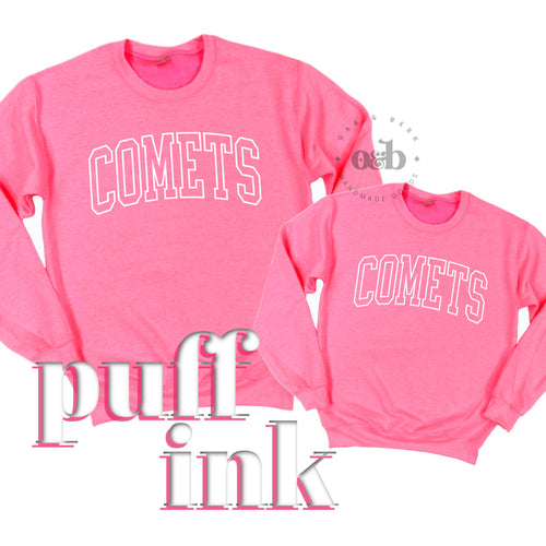 READY TO SHIP / Comets PUFF Ink, youth