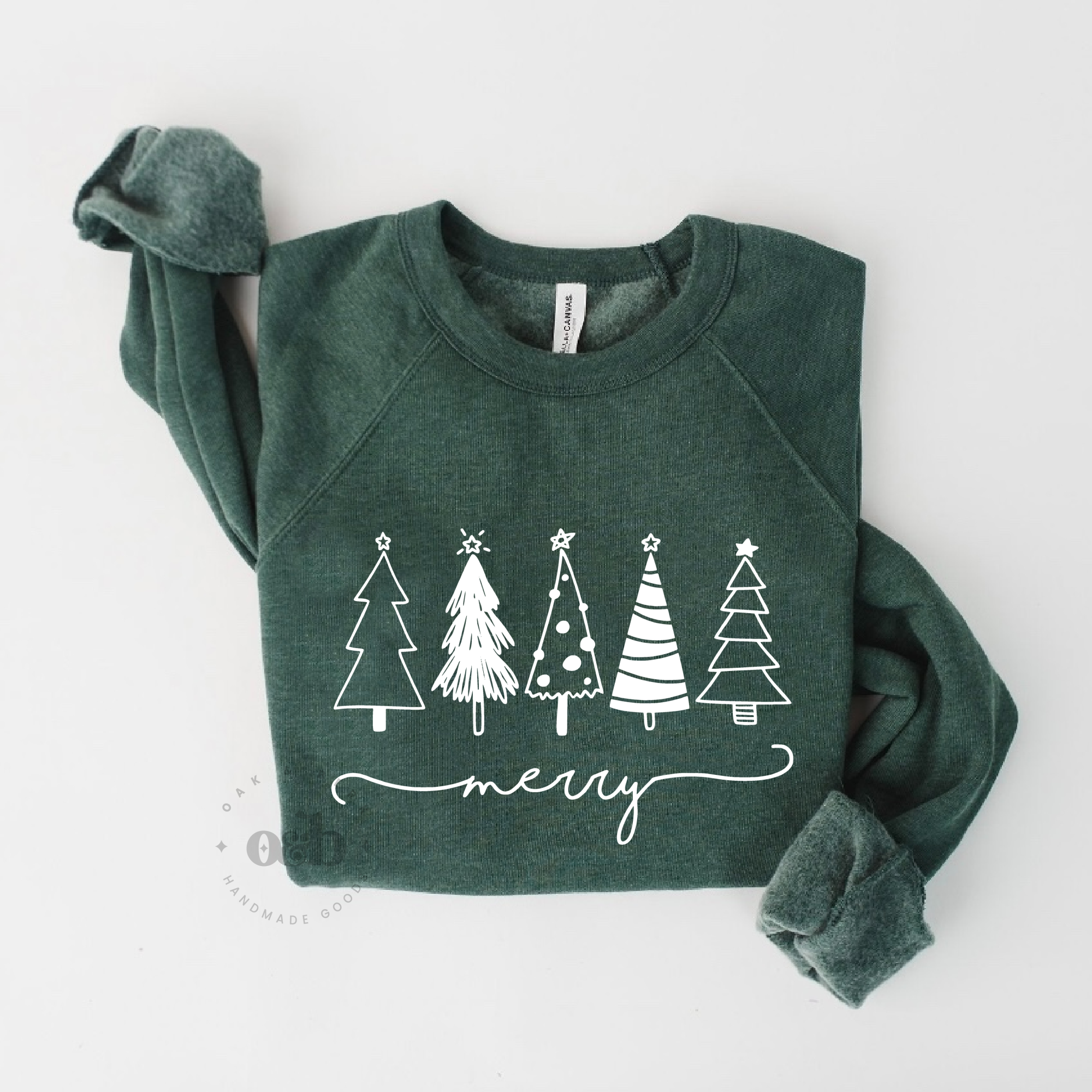 RTS / Trees + Merry, forest crewneck