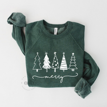 Load image into Gallery viewer, RTS / Trees + Merry, forest crewneck