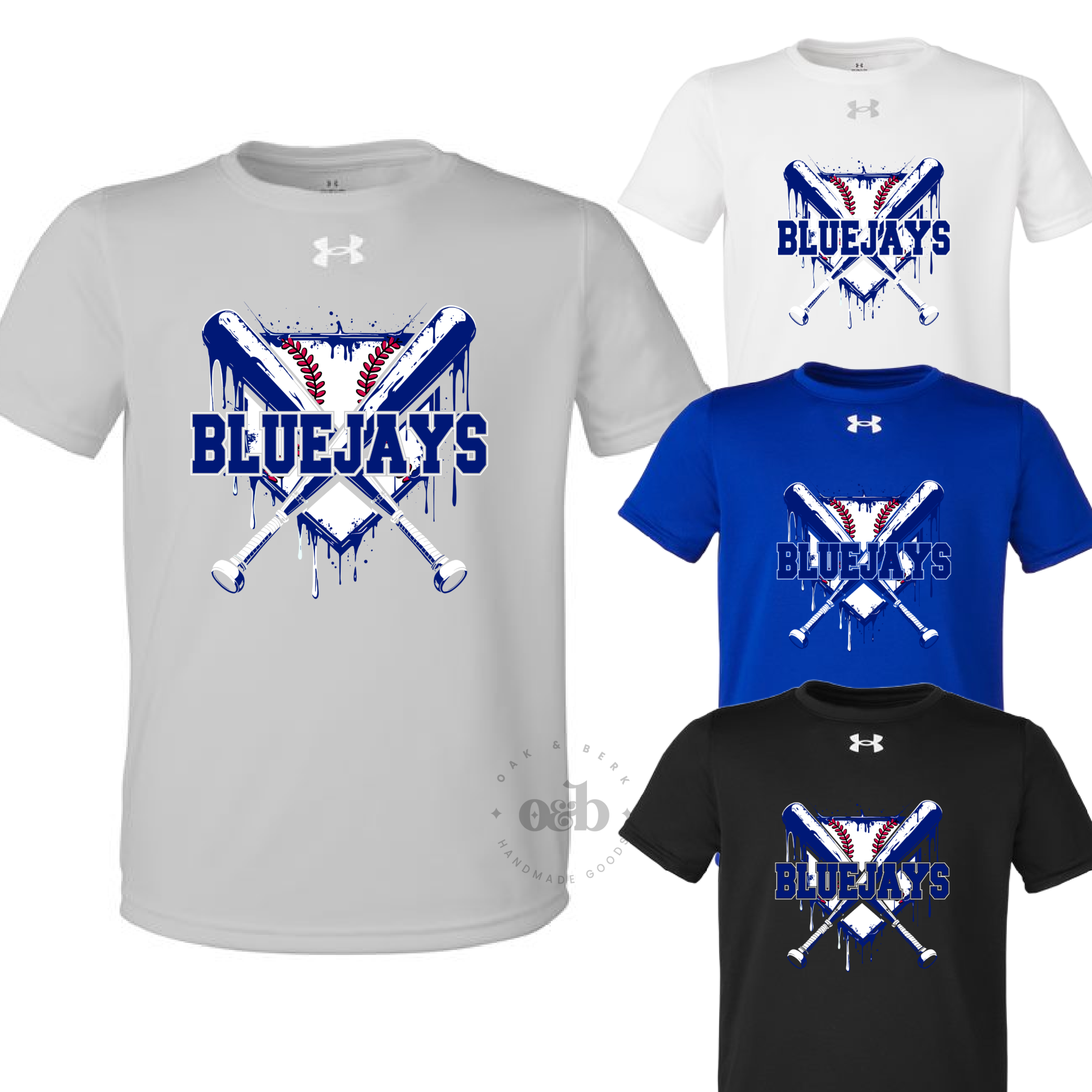 MTO / Bluejay Drip, youth sport tek + UA