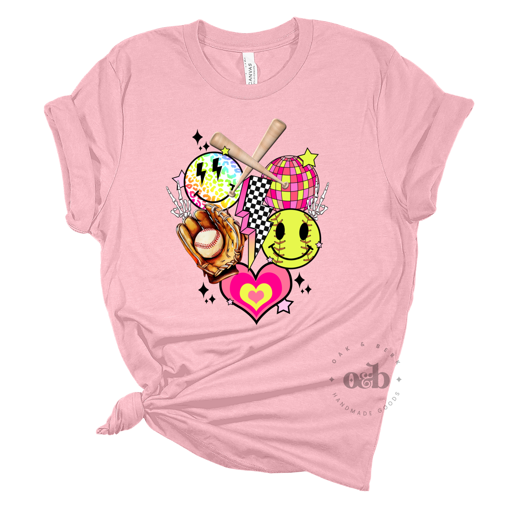 MTO / Pink Softball Smiley