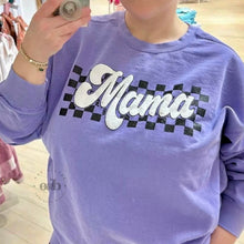 Load image into Gallery viewer, MTO / Checkered Mama PUFF INK, crewneck