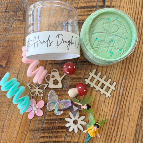 RTS / Playdoh Jar, fairy garden