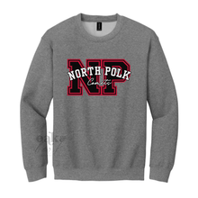 Load image into Gallery viewer, MTO / Varsity NP North Polk Comets, crewneck
