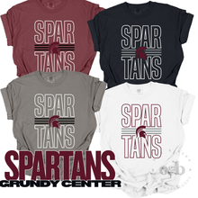 Load image into Gallery viewer, MTO / Grundy Center Spartans Outline, adult