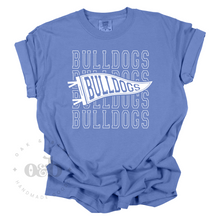 Load image into Gallery viewer, MTO / Bulldogs Stacked Pennant, comfort colors