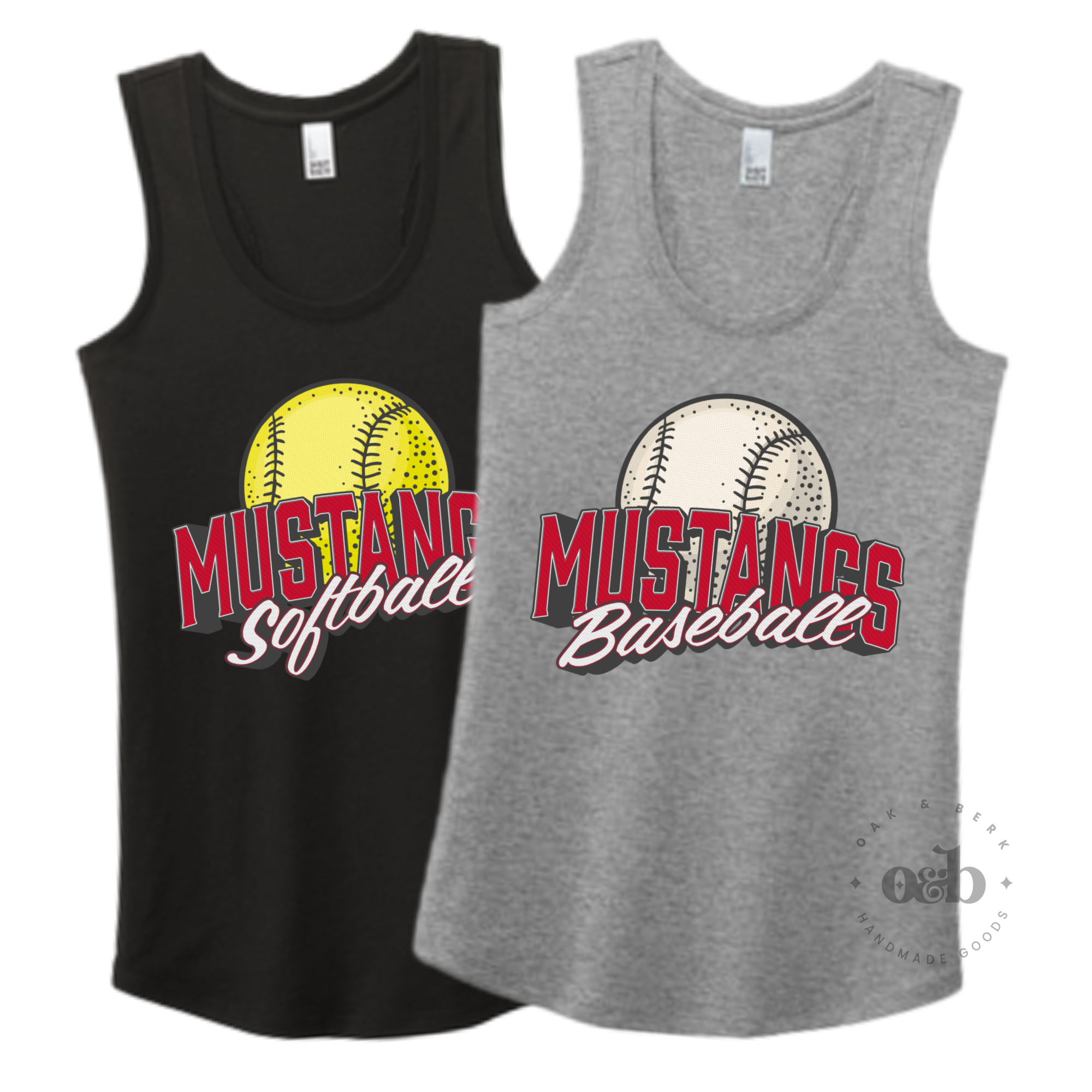 MTO / Mustang Softball + Baseball, tanks