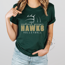 Load image into Gallery viewer, MTO / Woodward-Granger Hawks Volleyball, bella+canvas