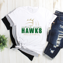 Load image into Gallery viewer, MTO / Woodward-Granger Hawks Volleyball, bella+canvas
