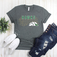 Load image into Gallery viewer, MTO / Hawk Volleyball Wavy, bella+canvas