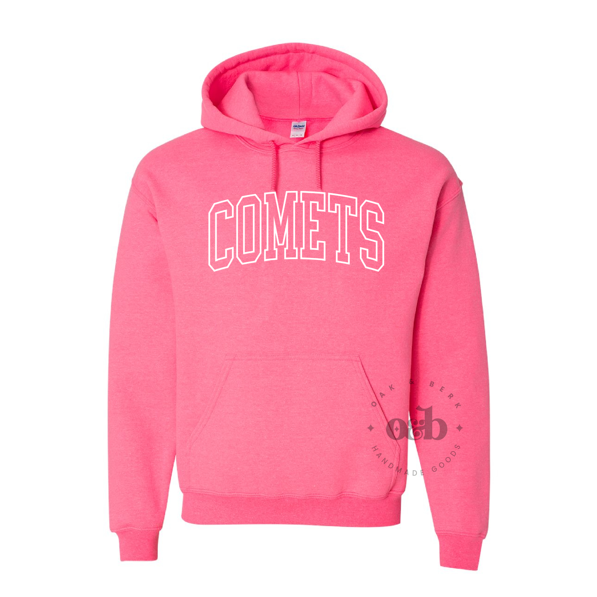 MTO / Pink Comets Outline Hoodie