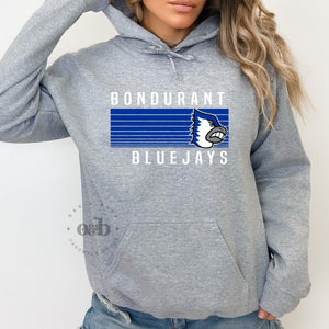 MTO / Bondurant Bluejays Stripes, sweatshirts