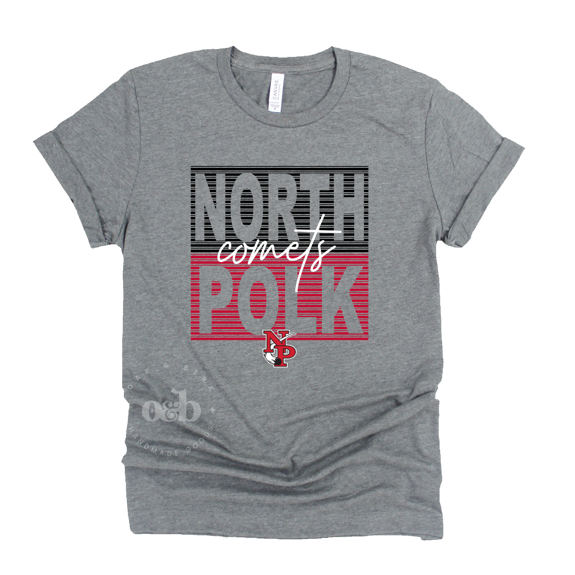 MTO / North Polk Block Stripes, tee
