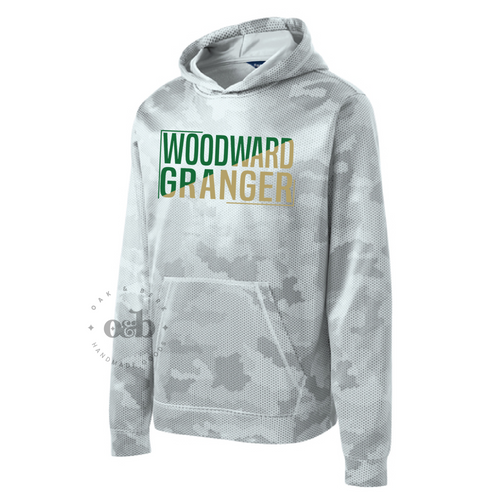 MTO / Woodward-Granger Camo, performance hoodie