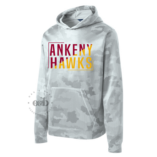 MTO / Ankeny Hawks Camo, performance hoodie
