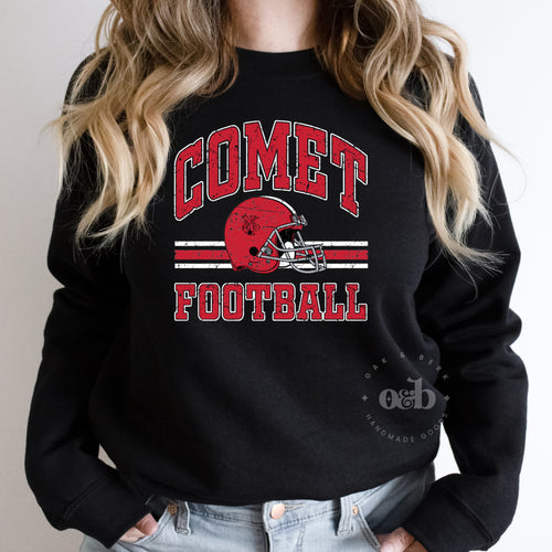 RTS / Comet Football Helmet, crewneck