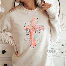 Load image into Gallery viewer, MTO / He Lives, tee+crewneck