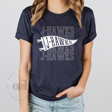 Load image into Gallery viewer, MTO / J-Hawks Stacked Pennant, youth+adult