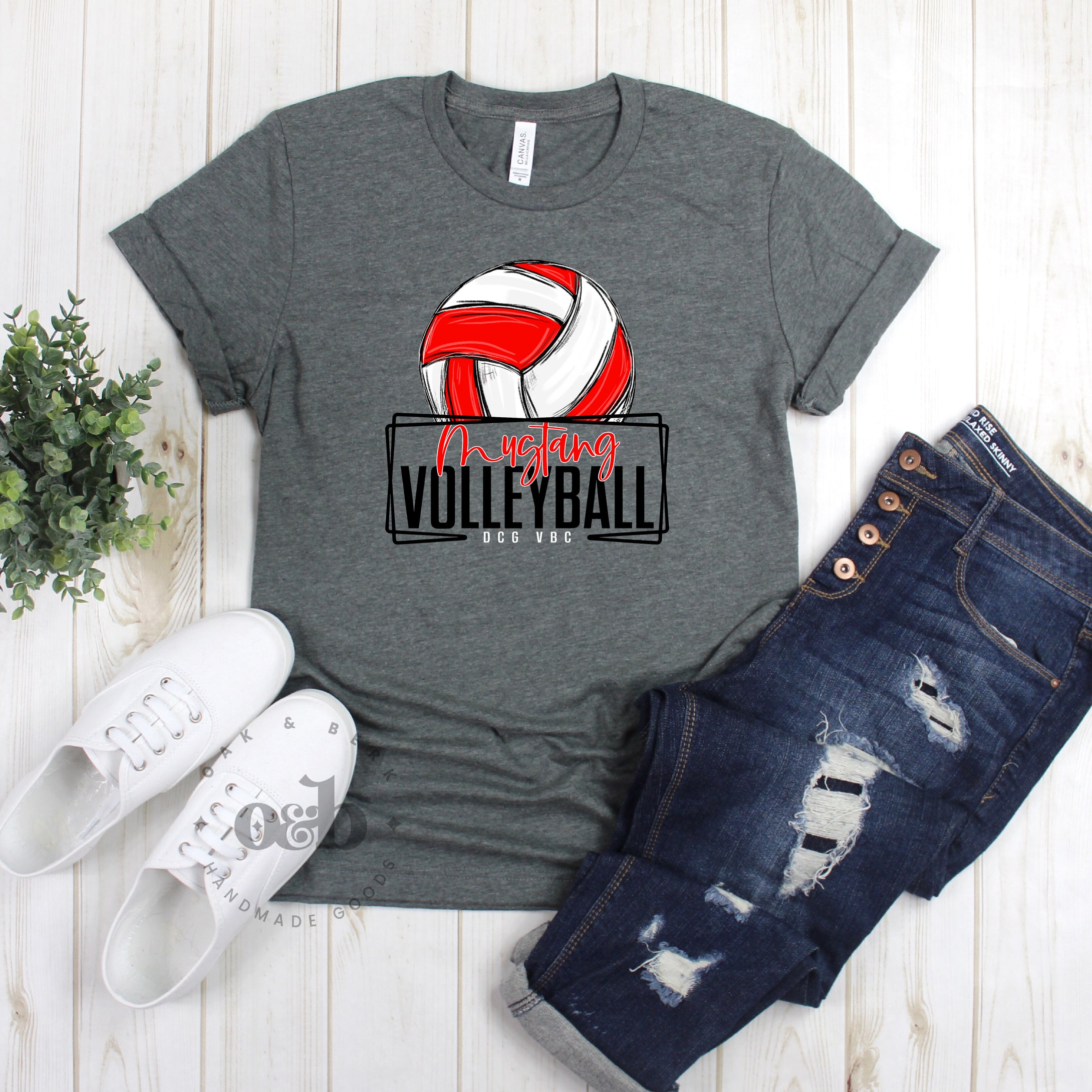 MTO / DCG Mustang Volleyball, adult tees