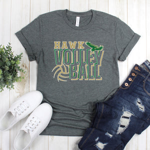 MTO / Hawk Volleyball, bella+canvas