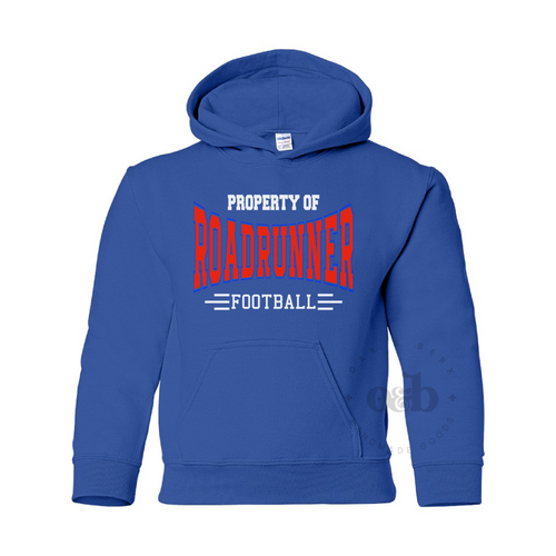 MTO / Property of Roadrunners, youth sweatshirts