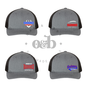 MTO / Roadrunner Football Hat, grey/black