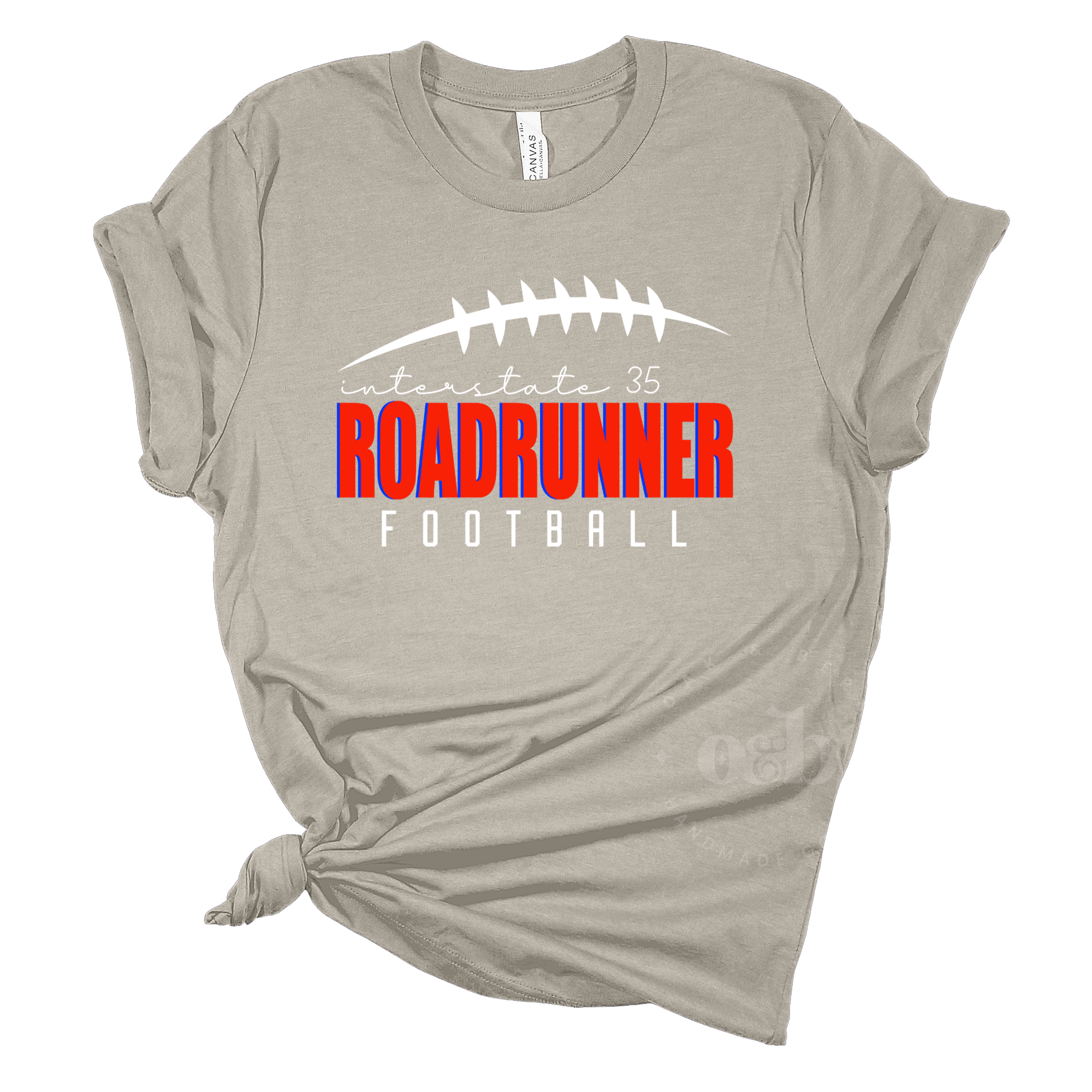 MTO / Roadrunners Football Laces, bella+canvas tees