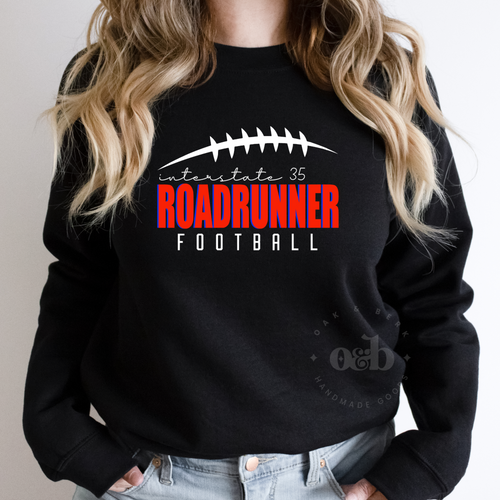 MTO / Roadrunners Football Laces, gildan sweatshirts