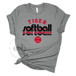 MTO / ADM Tiger Softball Retro, tees+tanks