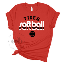 Load image into Gallery viewer, MTO / ADM Tiger Softball Retro, tees+tanks