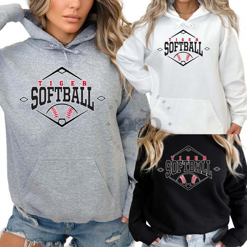 MTO / ADM Tiger Softball Diamond, sweatshirts