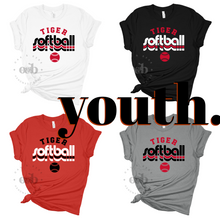 Load image into Gallery viewer, MTO / ADM Tigers Softball Retro, youth