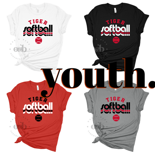 MTO / ADM Tigers Softball Retro, youth
